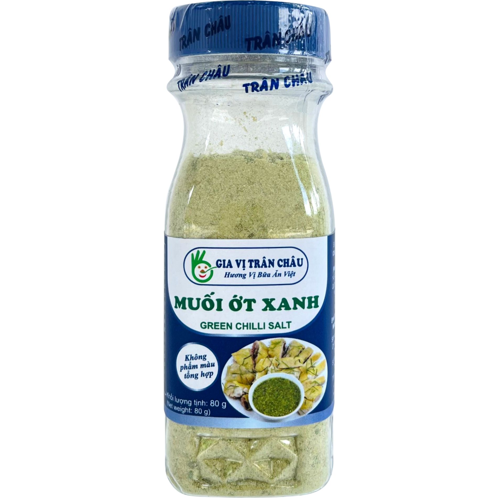 Muối ớt xanh gia vị trân châu 80g